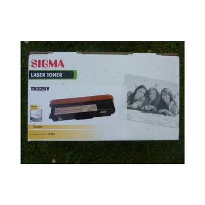 SIGMA Toner compatible Brother TN325 jaune - fabrication fran&ccedil;aise 