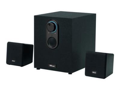  Trust Cubo 2.1 Speaker Set - Syst&egrave;me de haut-parleur - pour PC - Canal 2.1 - 15 Watt (Totale) 