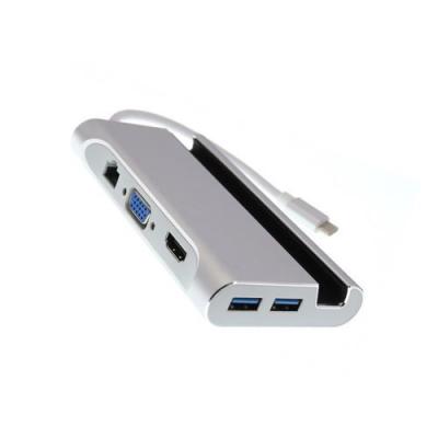 NON RENSEIGNE Type-C Usb3.0 Pour Lan Hdmi Vga Adaptateur Rj45 Hub Type-C Chargeur BT117 
