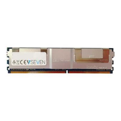 V7 53008gbf 8go ddr2 667mhz pc2-5300 240-pin fb dimm argent