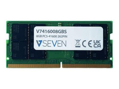 V7 DRAMS 2 V7 V7416008gbs Module De M&eacute;moire 8 Go 1 X Ddr5 5200 Mhz 