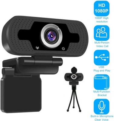 GENERIQUE Webcam HD 1080P - Cam&eacute;ra Web PC USB, 720P Capteur CMOS, avec Microphone Int&eacute;gr&eacute; pour l'appel vid&eacute;o 