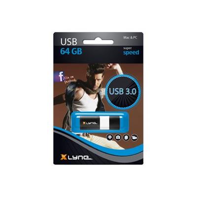 XLYNE Cl&eacute; USB  Wave 64 GB USB 3.2 (1&egrave; g&eacute;n.) (USB 3.0)