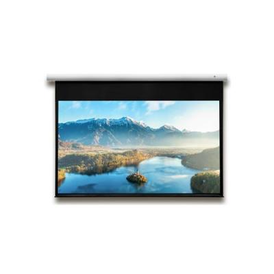 DELUXX Ecran de projection motoris&eacute;  Expert 16:9 Elegance Blanc Mat Polaro 294 x 165 cm
