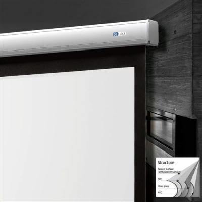  Ecran de projection motoris&eacute; Expert Elegance PLUS 4:3 Blanc Mat Polaro 203 x 152 