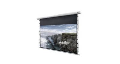  DELUXX Cin&eacute;ma Ecran de projection motoris&eacute; tensionn&eacute; 203 x 114 cm, 92''- 4K Pro Fibre MWHT