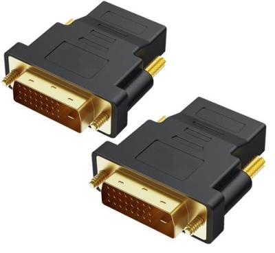PHONILLICO Adaptateur DVI vers HDMI -  - Lot de 2 - 1080p Full HD - R&eacute;solution 1920x1200 - Noir