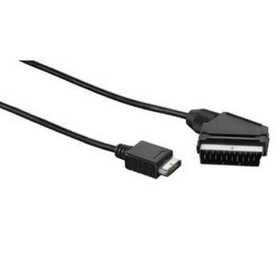 HAMA C&acirc;ble - - p&eacute;ritel RVB PRO sp&eacute;cial pour Sony PS2, Noir, 1,80m 