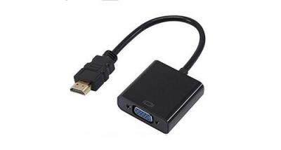  Convertisseur de c&acirc;ble adaptateur vid&eacute;o hdmi vers vga svga rvb 1080p hdtv xbox pc ps3 bk vinwo3574 
