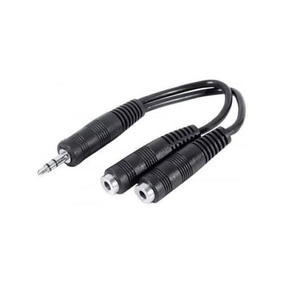 PIXMANIA Dexlan - Adaptateur audio - jack mini femelle pour mini-phone stereo 3.5 mm m&acirc;le - 15 cm 