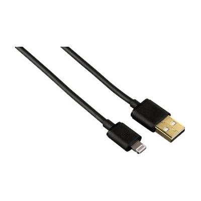 HAMA  USB Sync Cable - C&acirc;ble Lightning - Lightning m&acirc;le pour USB m&acirc;le - 1.5 m - noir 