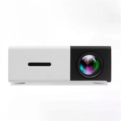  Mini Projecteur 3D, 1080P, pour domicile et bureau-Noir et Blanc