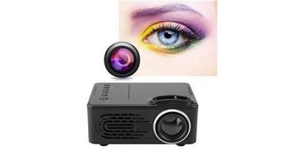 GENERIQUE Projecteur hd, mini vid&eacute;oprojecteur num&eacute;rique full hd, beamer multifonctionnel portatif prend en charge le d&eacute;codage vid&eacute;o multim&eacute;dia de disque 