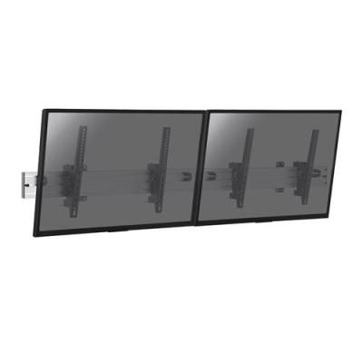 KIMEX  - Support mural menu board pour 2 &eacute;crans tv 45''-55'' - Noir