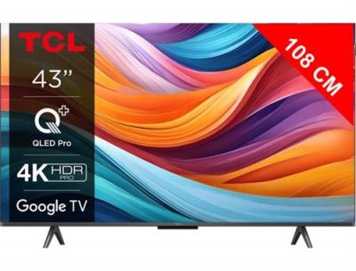 TCL TV LED 4K 108 cm 43T7B 
