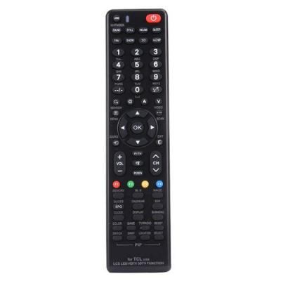 YONIS T&eacute;l&eacute;commande Universelle T&eacute;l&eacute;vision Tcl LEDtv Lcdtv HDtv 3Dtv Piles Aaa Noir 