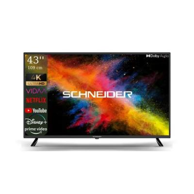 SCHNEIDER Televizor Smart  43SC691K Ultra HD 4K 109 cm Audio Dolby Disney Plus YouTube Wi-Fi VIDAA OS Clasa E Negru 