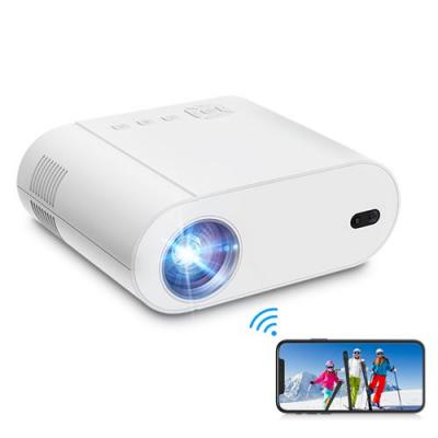 EKASN Vid&eacute;oprojecteur 1080P Native 4K Android 11 M&eacute;moire 32 Go WiFi 6 Mise au point auto -Blanc