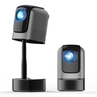 EKASN Vid&eacute;oprojecteur tout-en-un 1080P 4K Flexible Portable WiFi 6 Android M&eacute;moire 32Go Domestique -Noir