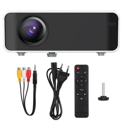 GENERIQUE Vid&eacute;oprojecteur HD 4K LED WiFi Bluetooth Home Cin&eacute;ma 480P Android Blanc+Noir 