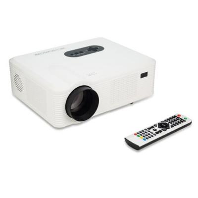 YONIS Videoprojecteur Led 3000lm 1080p Portable Haute Qualit&eacute; Hdmi Usb Blanc 