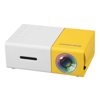 EXCELVAN Vid&eacute;oprojecteur Pico LED YG300 Portable 320x240P 60 Soutien 1080p 50 Lumens, avec Interface AV, USB, carte SD, et HDMI, Version Europ&eacute;enne 