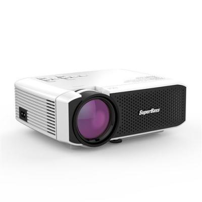 SAINYER Vid&eacute;oprojecteur Q7 - HD 1080P, Avec HDMI/USB/VGA/AV - blanc 