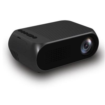 GENERIQUE Vid&eacute;oprojecteur YG320 portable LED LCD 3D 1080P HD Maison Cin&eacute;ma HDMI USB -Noir 