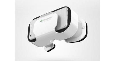 GENERIQUE Casque vr 5. 0 pour ""iphone 12 pro max"" realite virtuelle lunette jeux 3d reglable (blanc) 