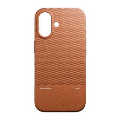  Coque MagSafe pour iPhone 17 en TPU Ultra R&eacute;sistant S&eacute;rie KickCase NATIVE UNION Marron clair