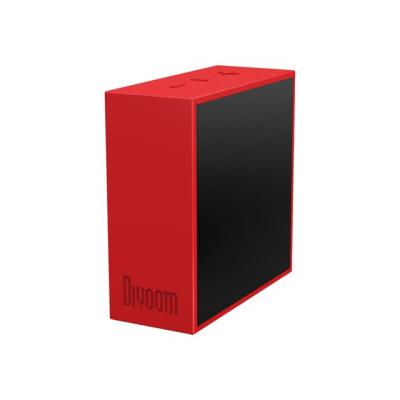 DIVOOM  Timebox Mini - Haut-parleur - pour utilisation mobile - sans fil - Bluetooth - Contr&ocirc;l&eacute; par application - 5 watt - rouge