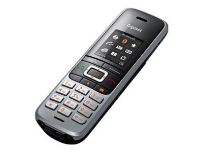 GIGASET  S850 - T&eacute;l&eacute;phone sans fil - avec Interface Bluetooth avec ID d'appelant - DECT - noir, platine 
