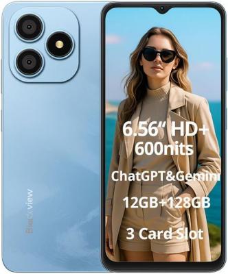  Smartphone WAVE 9C 4G 6.56"" 12Go+128Go+2To 5000mAh-192g-Bleu