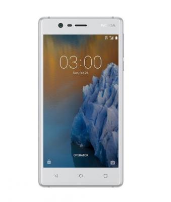 NOKIA  3 16 Go Double SIM Blanc argent&eacute;