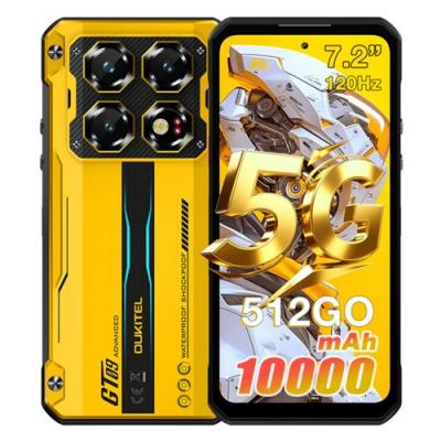 OUKITEL Smartphone WP60 Orange 7.2"" HD+,36Go/512Go/2To 10000mAh Dual SIM 5G NFC