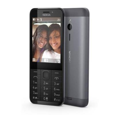 MICROSOFT T&eacute;l&eacute;phone mobile Nokia 230 Double SIM Noir Argent