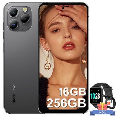 BLACKVIEW T&eacute;l&eacute;phone Portable D&eacute;bloqu&eacute; A96 6,5 2.4K 16Go+256Go Android 13 48MP Dual SIM Noir avec Smartwatch  W10(Noir) 