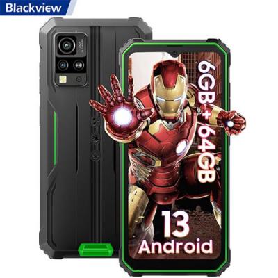 BLACKVIEW  BV4800 SE Smartphone Robuste Android 15 656 pouces 12Go RAM 64Go5100mAhIP68/IP69KNFCDual SIM 4G5G WifiFace IDVert 