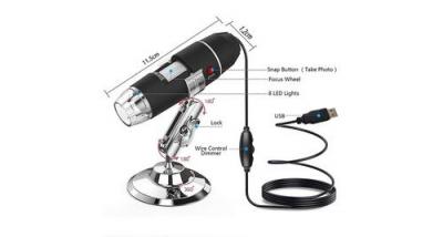  2 m pixels 40x-1000x 8 led num&eacute;rique usb microscope loupe &eacute;lectronique usb endoscope cam&eacute;ra 