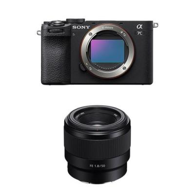 SONY ALPHA 7C II Noir + Objectif FE 50mm f/1.8 - Neuf