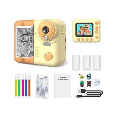 AVIZAR Appareil photo 48 mp instakid pour enfant avec impression et filtres jaune AVJ-TK401