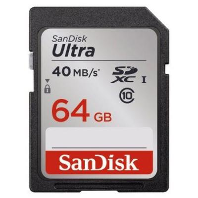 SANDISK  Ultra - Carte m&eacute;moire flash - 64 Go - UHS Class 1 / Class10 - 266x - SDXC UHS-I