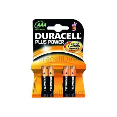 DURACELL  - Pile Alcaline - Duralock AAAx4 Plus Power (LR03)
