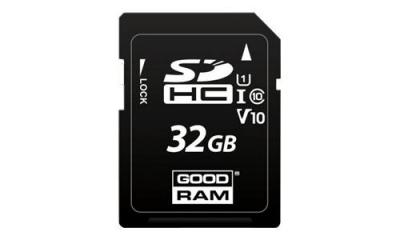 WILK ELEKTRONIK GOODRAM S1A0 - Carte m&eacute;moire flash - 32 Go - Video Class V10 / UHS-I U1 / Class10 - SDHC UHS-I
