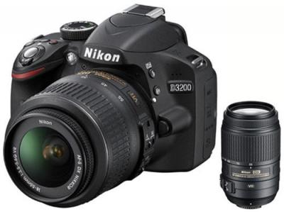 NIKON  D3200 + 2 Obj.  AF-S DX VR s&eacute;rie G : 18 - 55 mm f/3.5 - 5.6 + 55 - 300 mm f/4.5 - 5.6