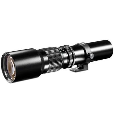 WALIMEX Objectif  500-8,0 pour Nikon AF/MF - Structure 4/4 - Focale 0-500mm 