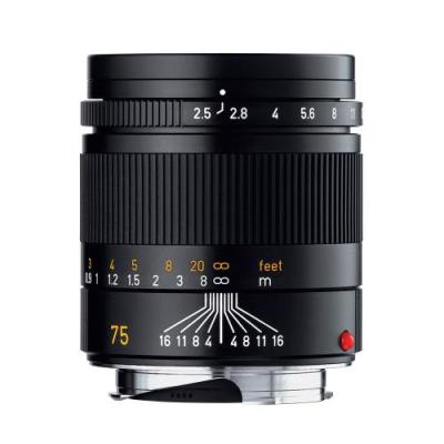 OPTICON Objectif hybride Leica Summarit-M 75 mm f/2.5 Noir