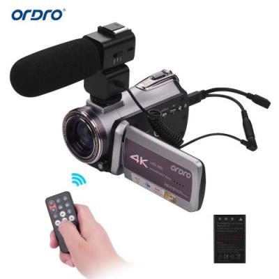 ORDRO HDV-AZ50 Portable Real 4K UHD 30FPS WiFi Cam&eacute;scope num&eacute;rique 3,1 pouces Ecran tactile IPS Touch 64X Zoom num&eacute;rique IR Cam&eacute;sc 