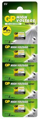 GP BATTERIES GP Haute Voltage Batterie 11a MN11 5 pi&egrave;ces 6V [5 Paquet de]