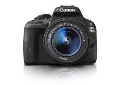 CANON Reflex  EOS 100D Noir + Objectif  EF-S 18-55mm f/3.5-5.6 DC III 